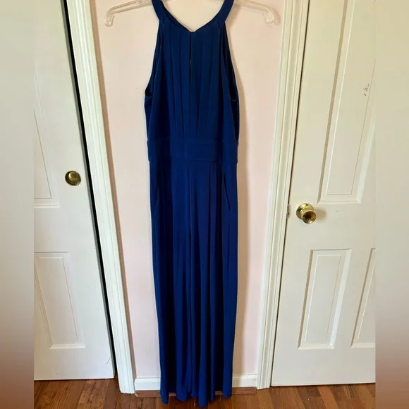 Cobalt blue wide-legged Vince Camuto jumpsuit size small - Picture 2 of 7